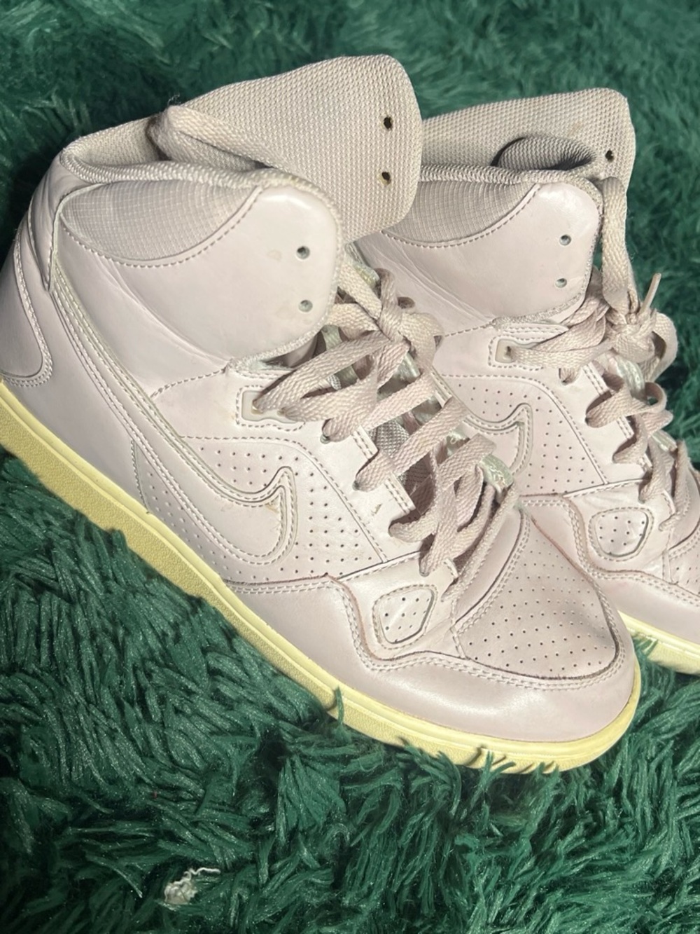 Nike Son Of Force Hi Top Rose Particle Blush Pink Women's Size 10 Shoes